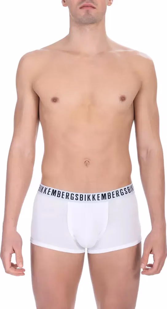 Bikkembergs White Cotton Men's Trunk
