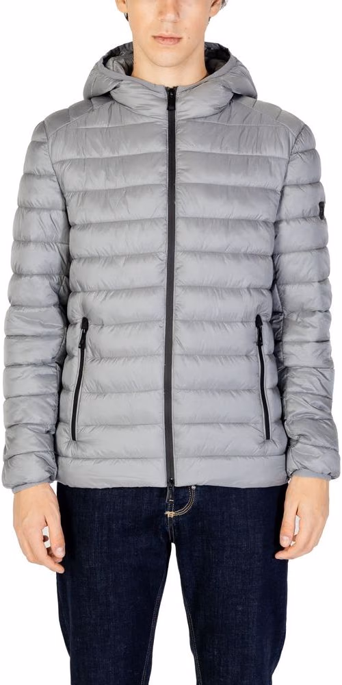Gianni Lupo Gray Polyamide Coat