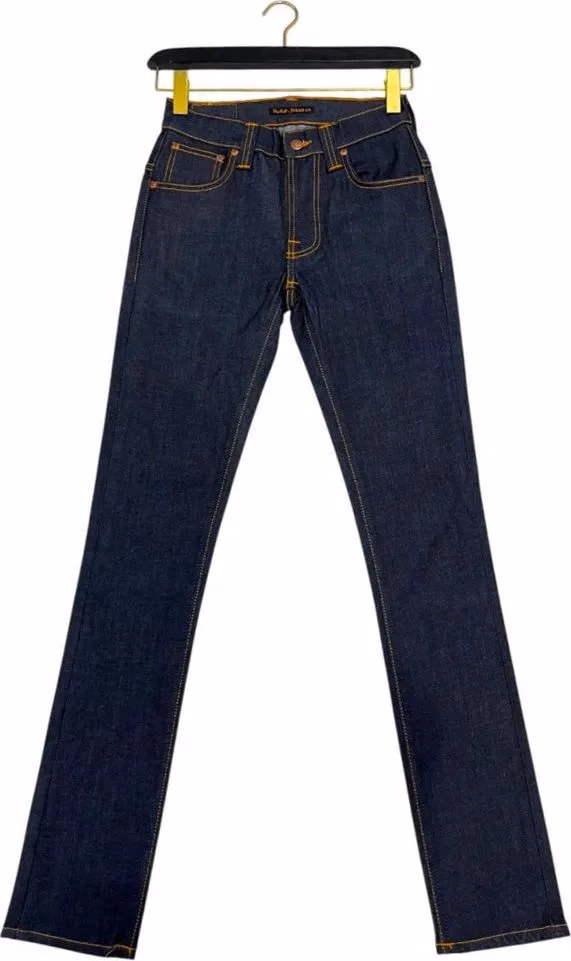 Nudie Jeans Blue Cotton Jeans Denim