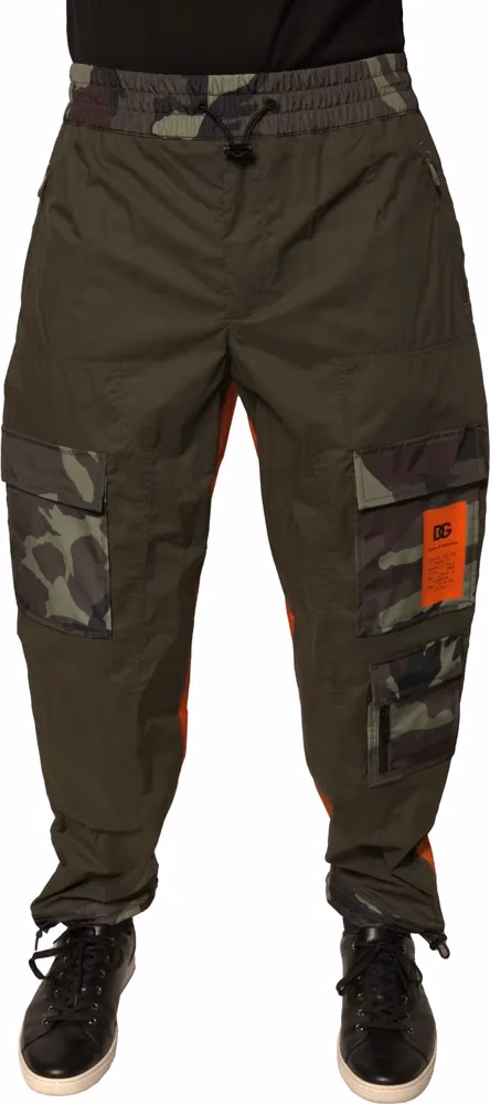 Dolce & Gabbana Multicolor Camouflage Jogger Cargo Pants