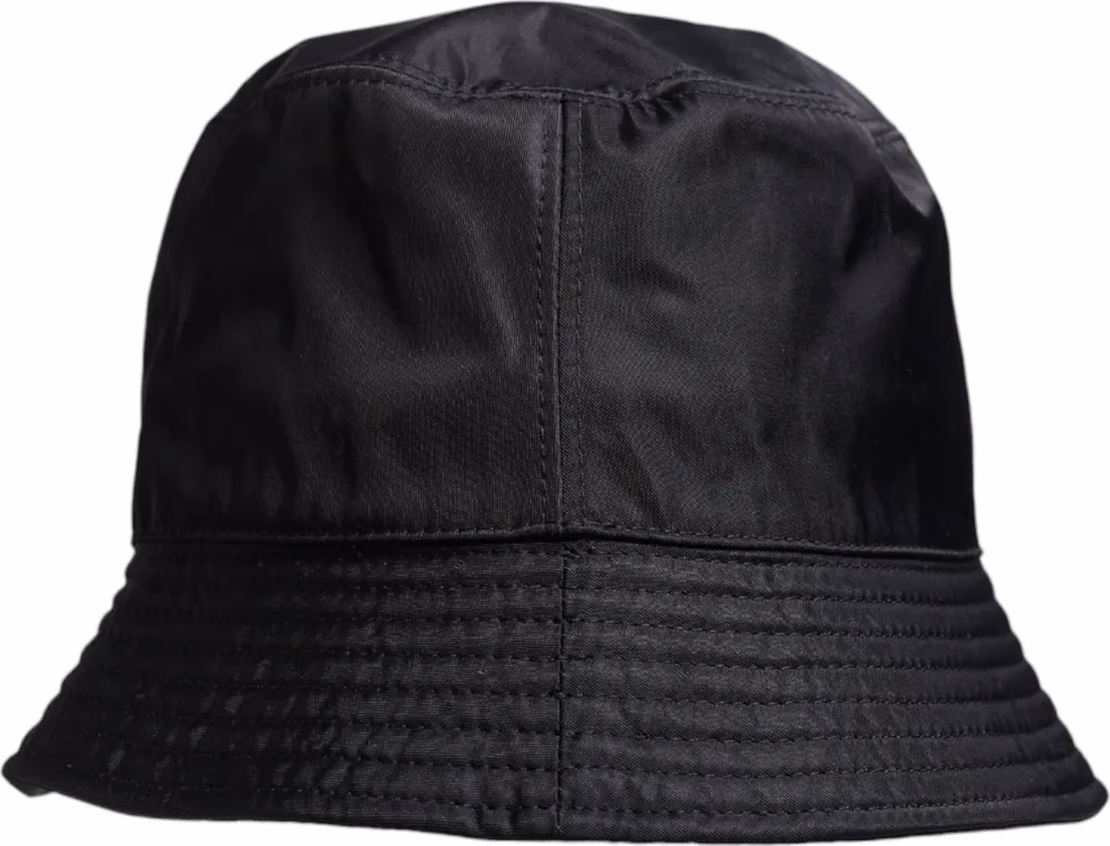 Dolce & Gabbana Black Cotton Wide Brim Bucket Hat