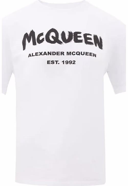 Alexander McQueen White Cotton T-Shirt