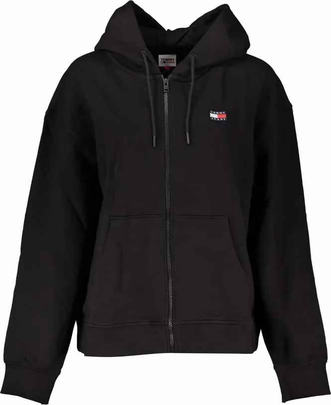Tommy Hilfiger Black Cotton Women Sweatshirt