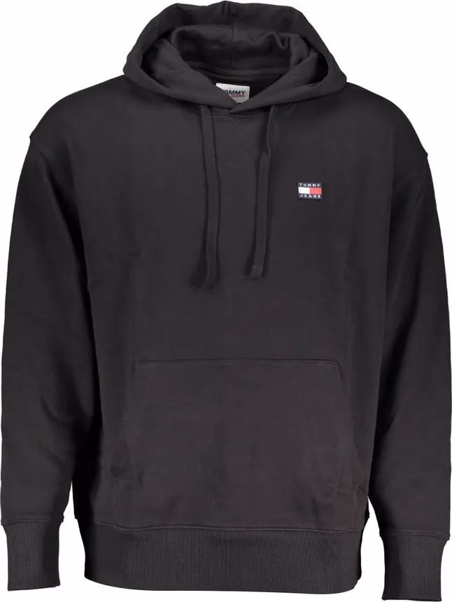 Tommy Hilfiger Black Cotton Men's Hoodie