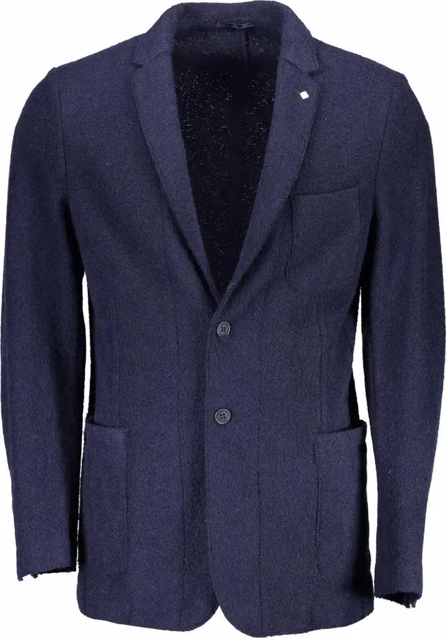 Gant Blu Wool Men Jacket