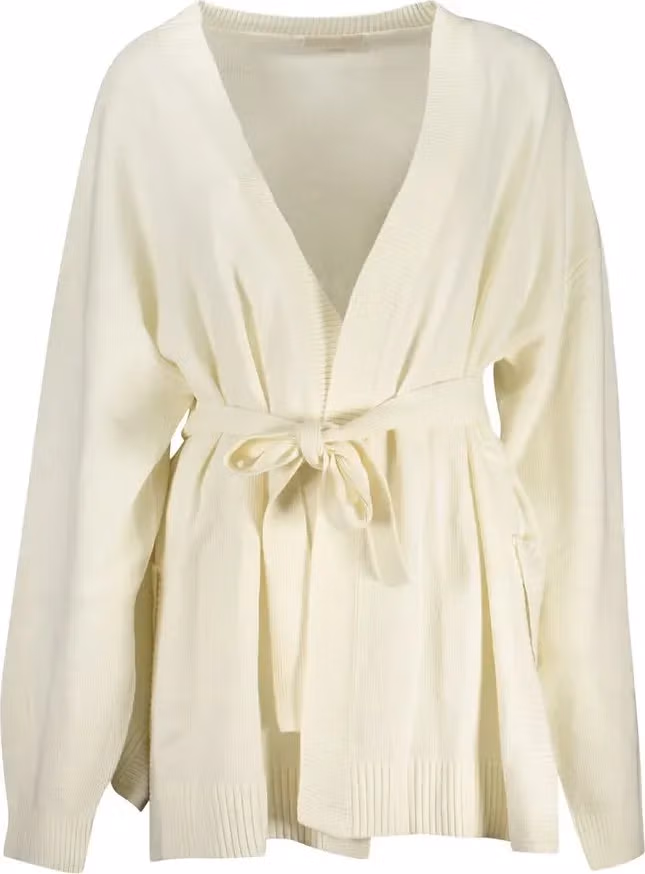 Guess Jeans White Acrylic Women Cardigan