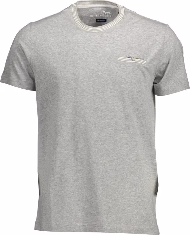 Harmont & Blaine Grigio Cotton Men's T-Shirt