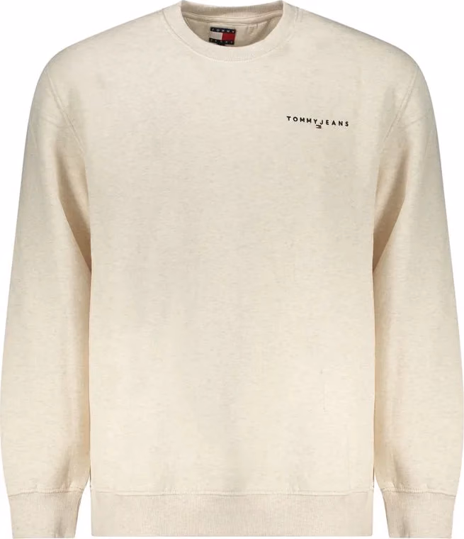 Tommy Hilfiger Beige Cotton Men Sweatshirt