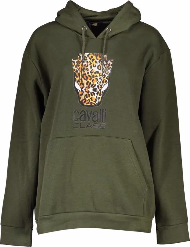 Cavalli Class Verde Polyester Women Sweatshirt
