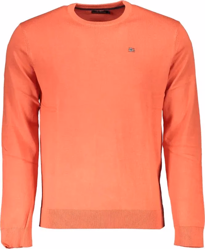 Napapijri Red Cotton Men Sweater