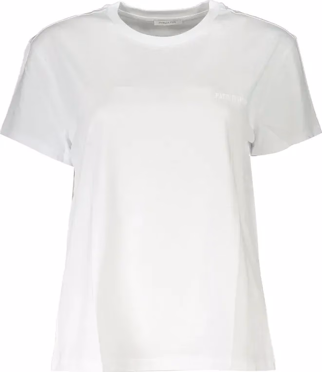 Patrizia Pepe Bianco Organic Cotton Women T-Shirt