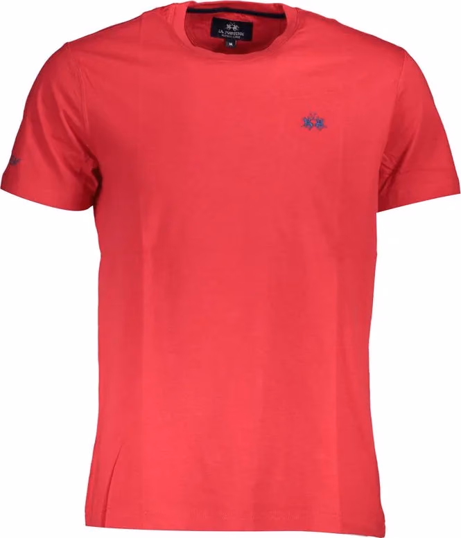 La Martina "Rosso Cotton Men's T-Shirt"