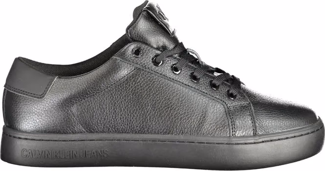 Calvin Klein Black Polyurethane Men Sneaker