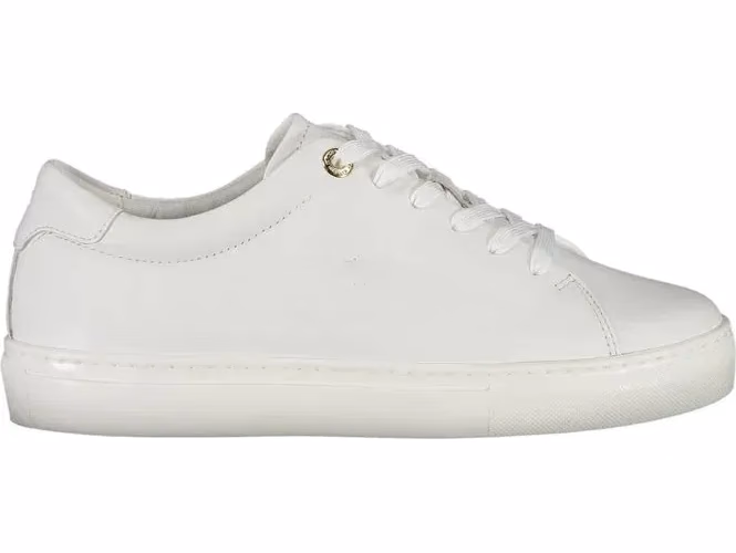 Tommy Hilfiger Bianco Leather Women Sneaker