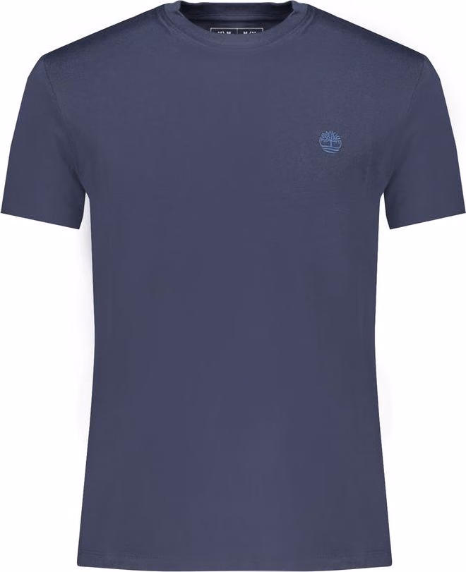 Timberland Blue Cotton Men's Slim-Fit T-Shirt