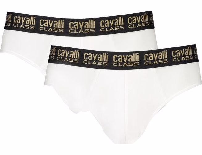 Cavalli Class Bianco Cotton Men Undergarment