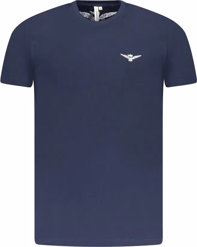 Accademia Militare Blue Cotton Men T-Shirt