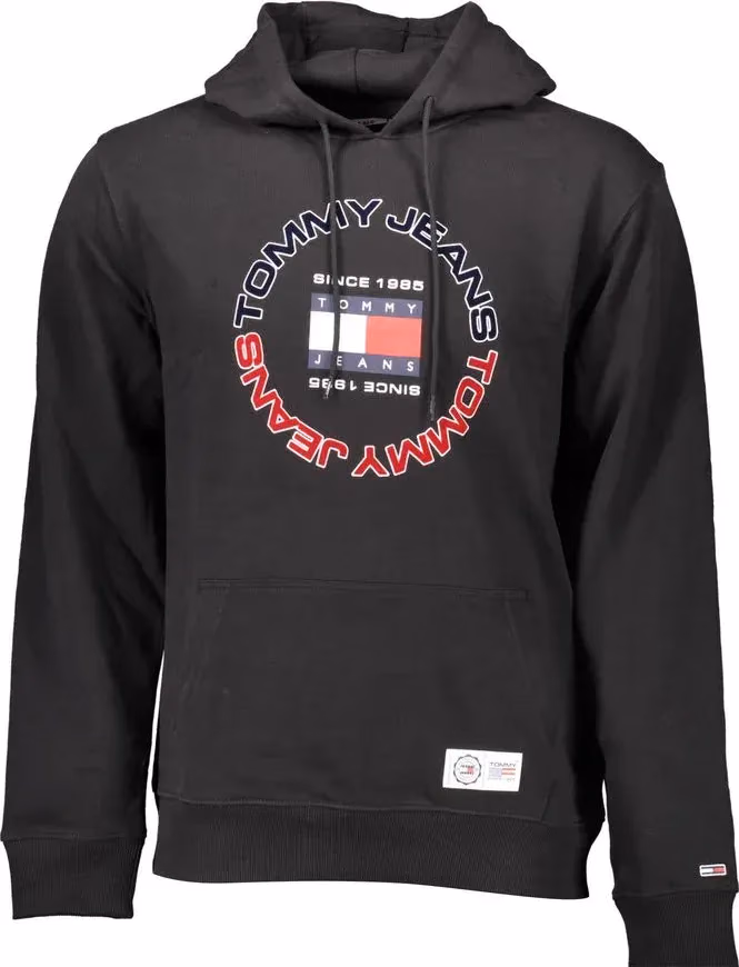 Tommy Hilfiger Black Cotton Men's Sweatshirt