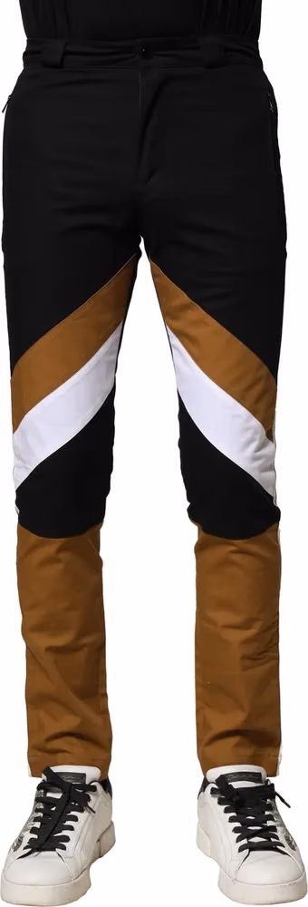 Dolce & Gabbana Multicolor Cotton Slim Fit Men Pants