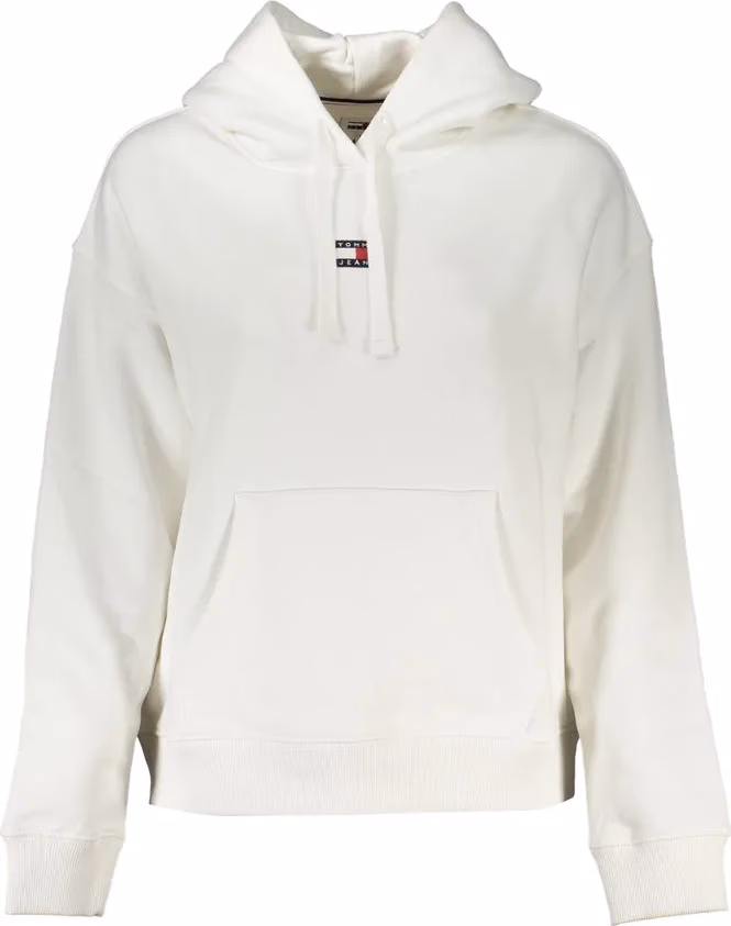 Tommy Hilfiger Bianco Cotton Women Sweatshirt