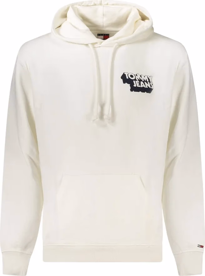 Tommy Hilfiger White Cotton Men's Sweatshirt