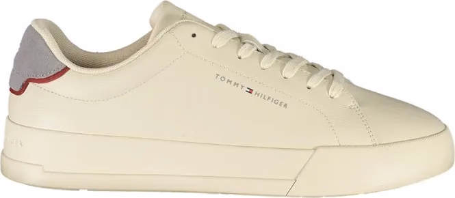 Tommy Hilfiger Beige Polyurethane Men Sneaker