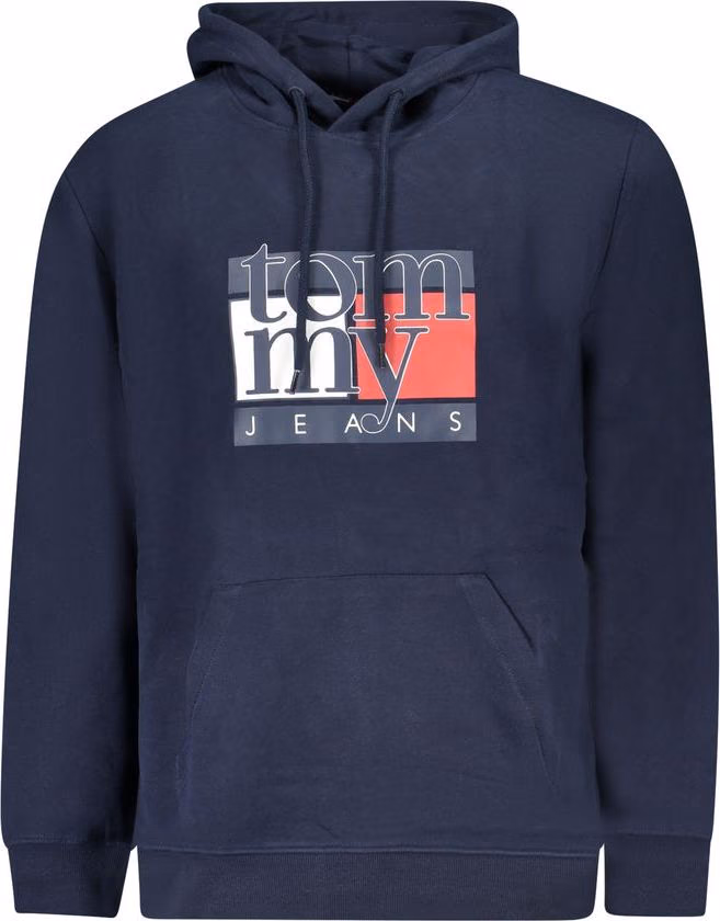 Tommy Hilfiger Blue Cotton Men's Hoodie