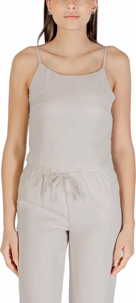 Only Beige Recycled Polyester Top