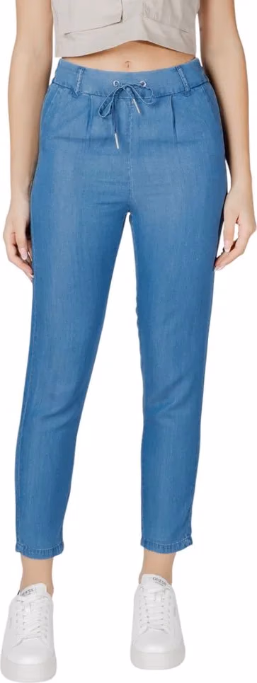 Only Blue Lyocell Casual Pants
