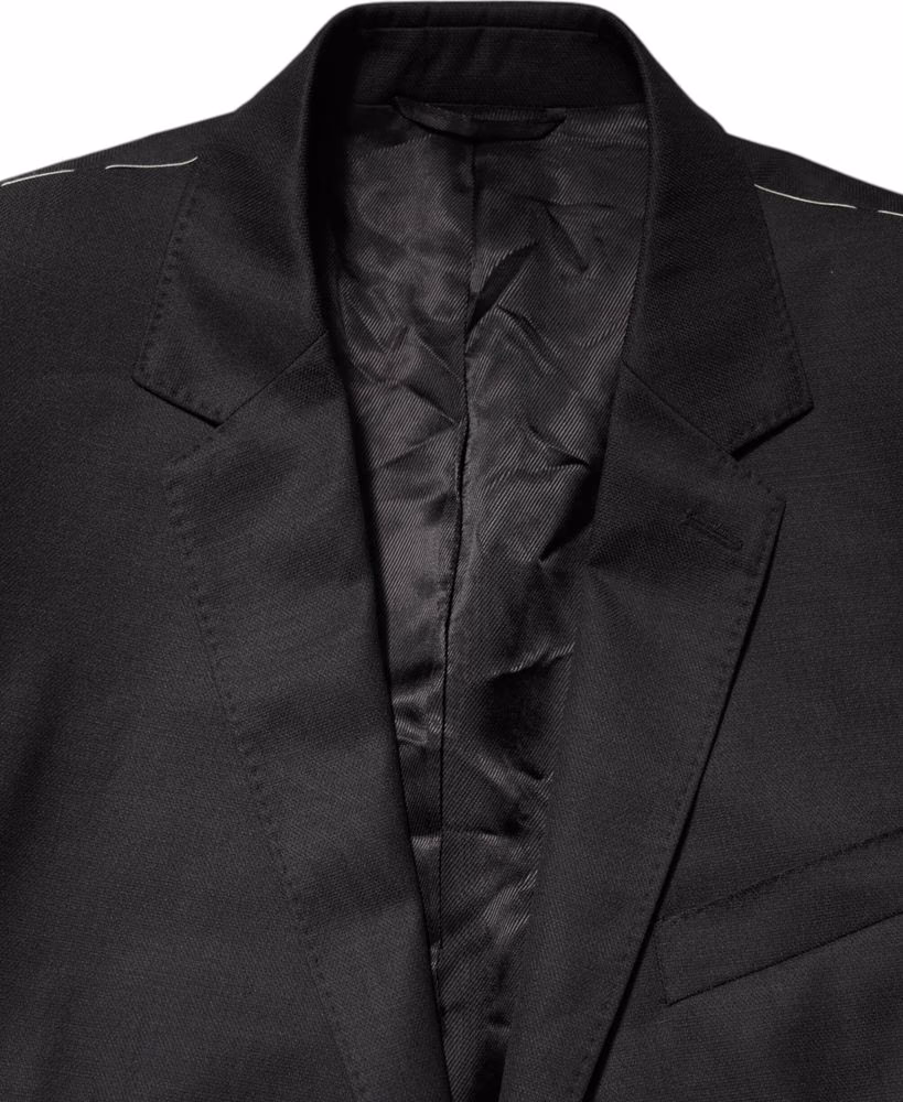 Dolce & Gabbana Dark Gray Single Breasted Men Coat MARTINI Blazer