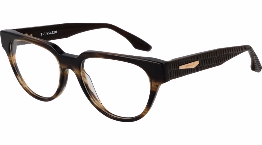 Trussardi Brown Acetate Glasses (Frames)