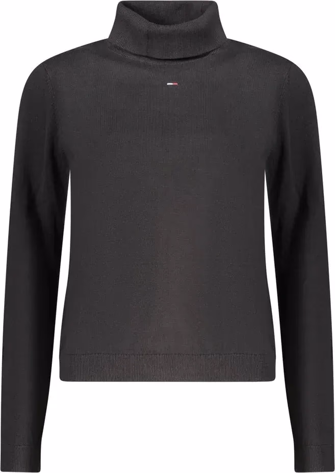 Tommy Hilfiger Black Cotton Women Sweater