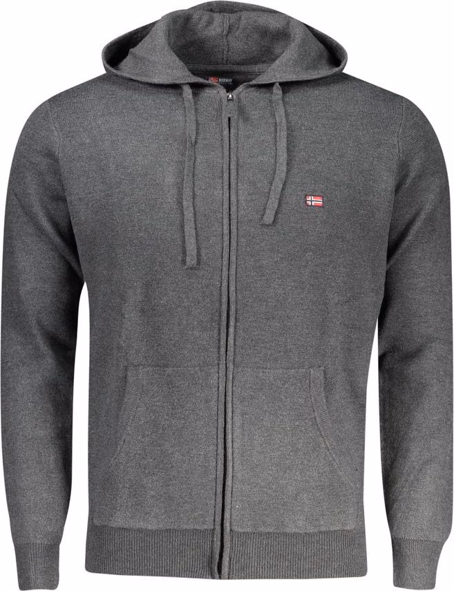 Norway 1963 Grigio Poliammide Men's Cardigan