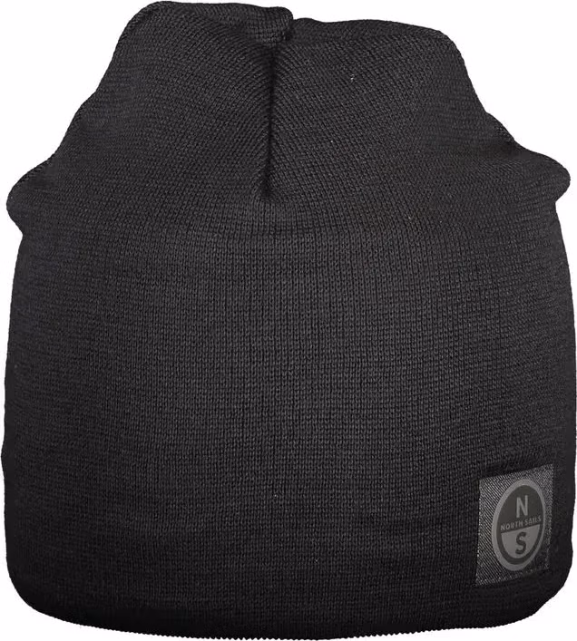 North Sails Black Wool Men Cap